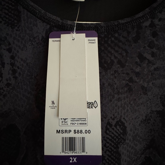 Edited by Remi Bader Gray Snake Print Dress - Picture 4 of 6